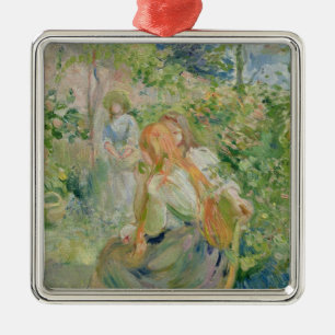 In the Garden at Roche-Plate, 1894 Metal Ornament