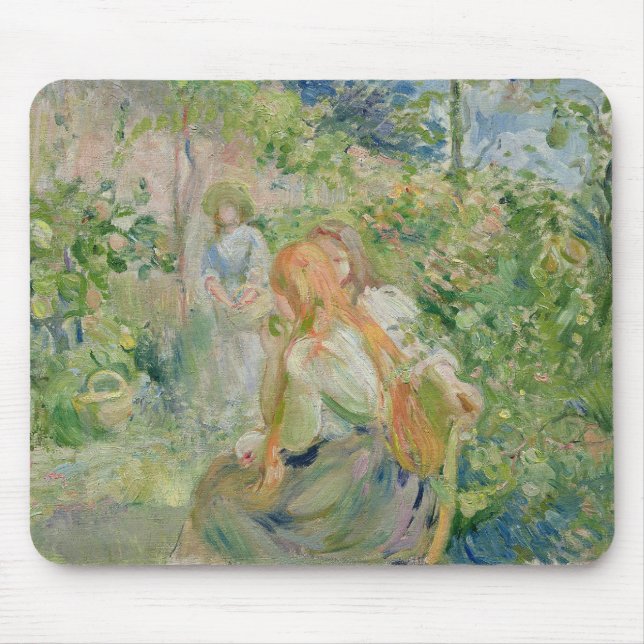 In the Garden at Roche-Plate, 1894 Mouse Pad (Front)