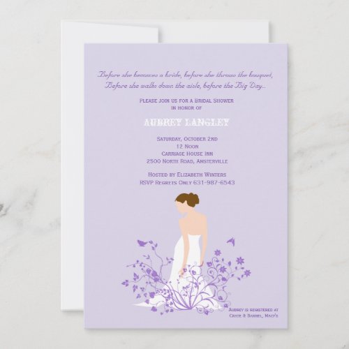 In the Garden Bridal Shower Invitation