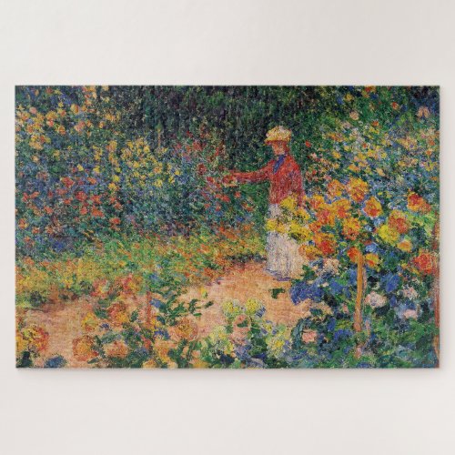 In The Garden by Claude Monet Jigsaw Puzzle