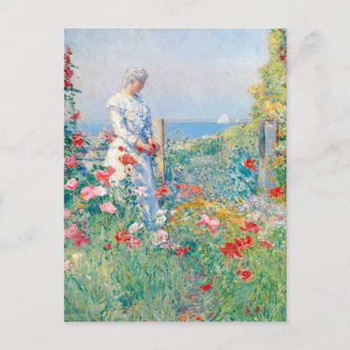 In the Garden by Frederick Childe Hassam Postcard