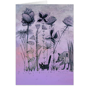 in the garden cards