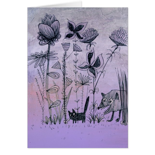 in the garden cards (Front)