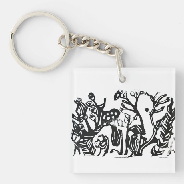 In the Garden Keychain (Front)