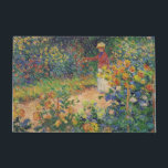 In the Garden, Monet Doormat<br><div class="desc">Oscar-Claude Monet (14 November 1840 – 5 December 1926) was a French painter, a founder of French Impressionist painting and the most consistent and prolific practitioner of the movement's philosophy of expressing one's perceptions before nature, especially as applied to plein air landscape painting. The term ""Impressionism"" is derived from the...</div>
