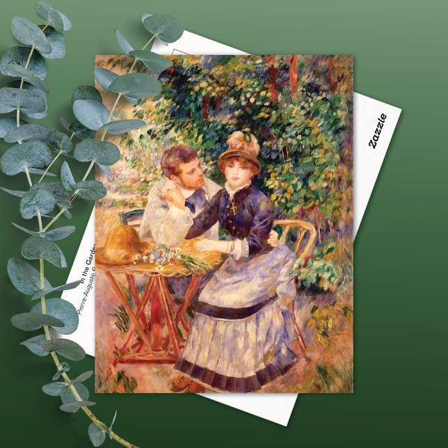 In the Garden Pierre-Auguste Renoir Postcard (Creator Uploaded)