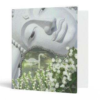 In the Garden - Quan Yin & Flowers Binder