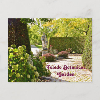 "IN THE GARDEN" TOLEDO BOTANICAL GARDENS (PHOTOG) POSTCARD