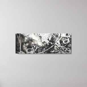in the garden wrapped canvas print