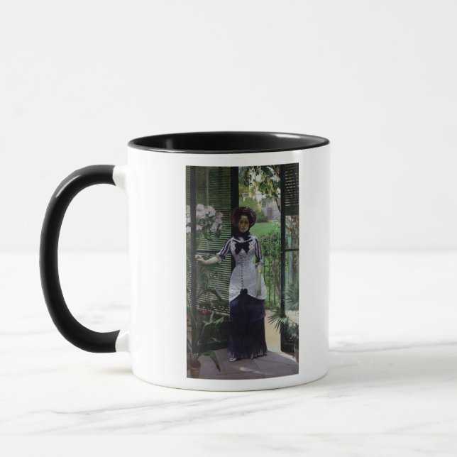 In the Greenhouse, 1881 Mug (Left)