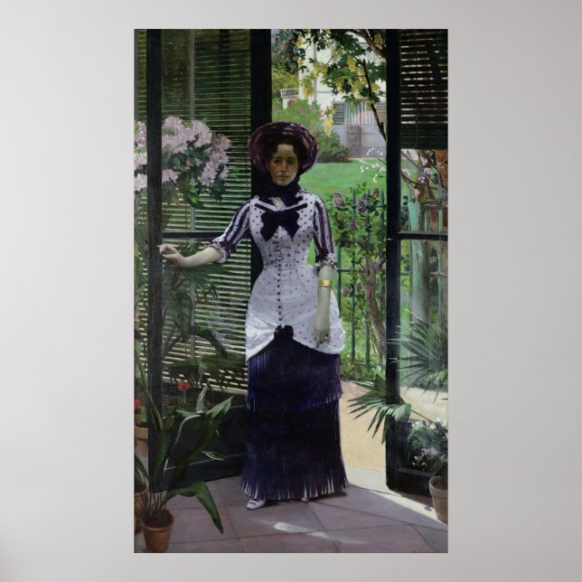In the Greenhouse, 1881 Poster (Front)