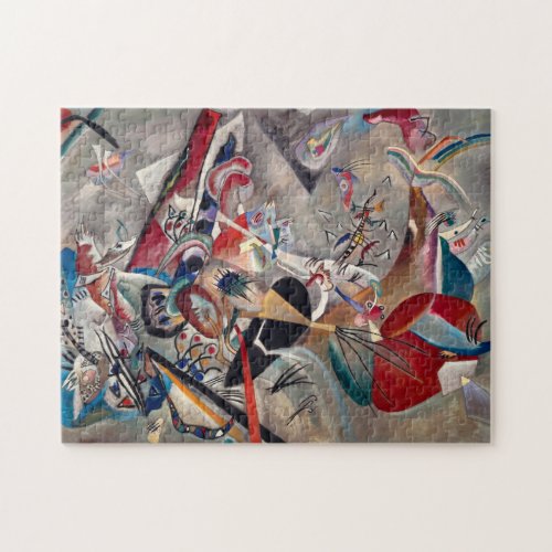 In the Grey by Wassily Kandinsky Jigsaw Puzzle