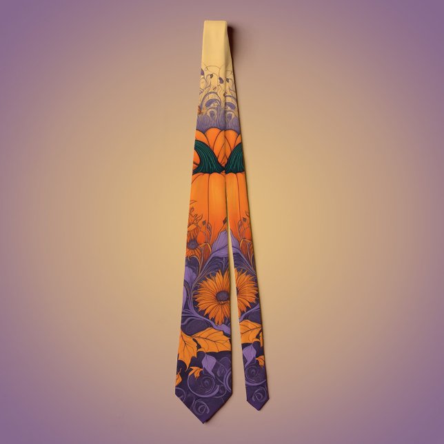 In The Halloween Garden  Neck Tie (Creator Uploaded)