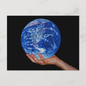 In The Hand Of God Postcard by laureenr at Zazzle