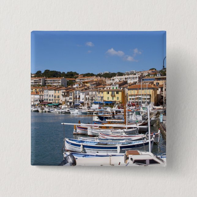 In the harbour in Cassis village. Fishing and Button (Front)