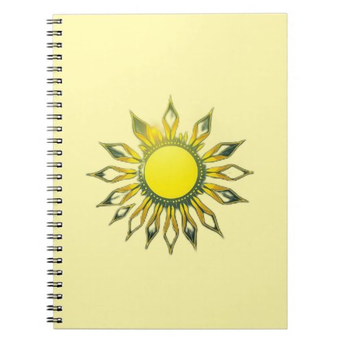 In the heart of the sun _ where silence glows Notebook
