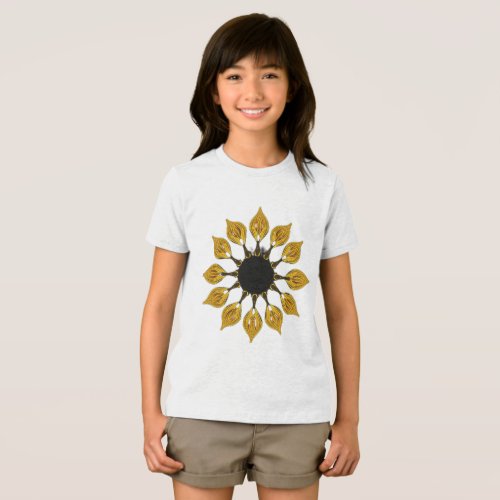 In the heart of the sun _ where silence glows Tri_Blend Shirt