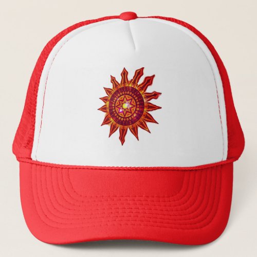 In the heart of the sun _ where silence glows Trucker Hat