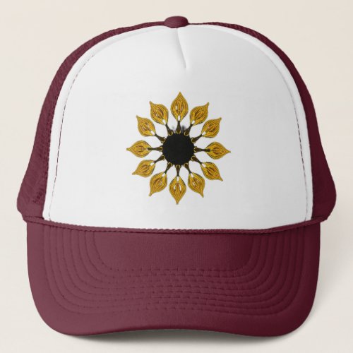 In the heart of the sun _ where silence glows Trucker Hat