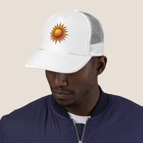 In the heart of the sun _ where silence glows Trucker Hat