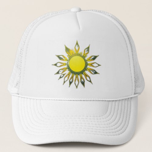 In the heart of the sun _ where silence glows Trucker Hat