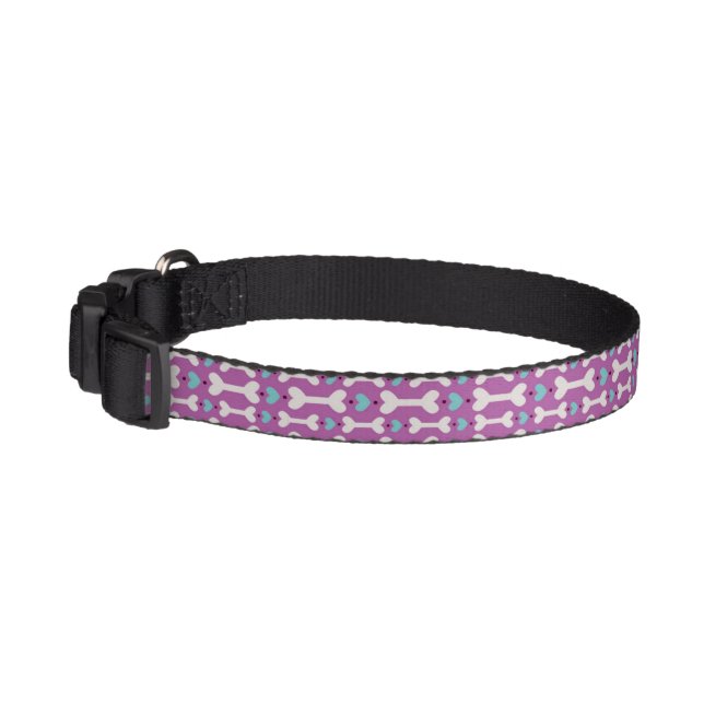 In the Heartland - Purple Bones Collar (Left)