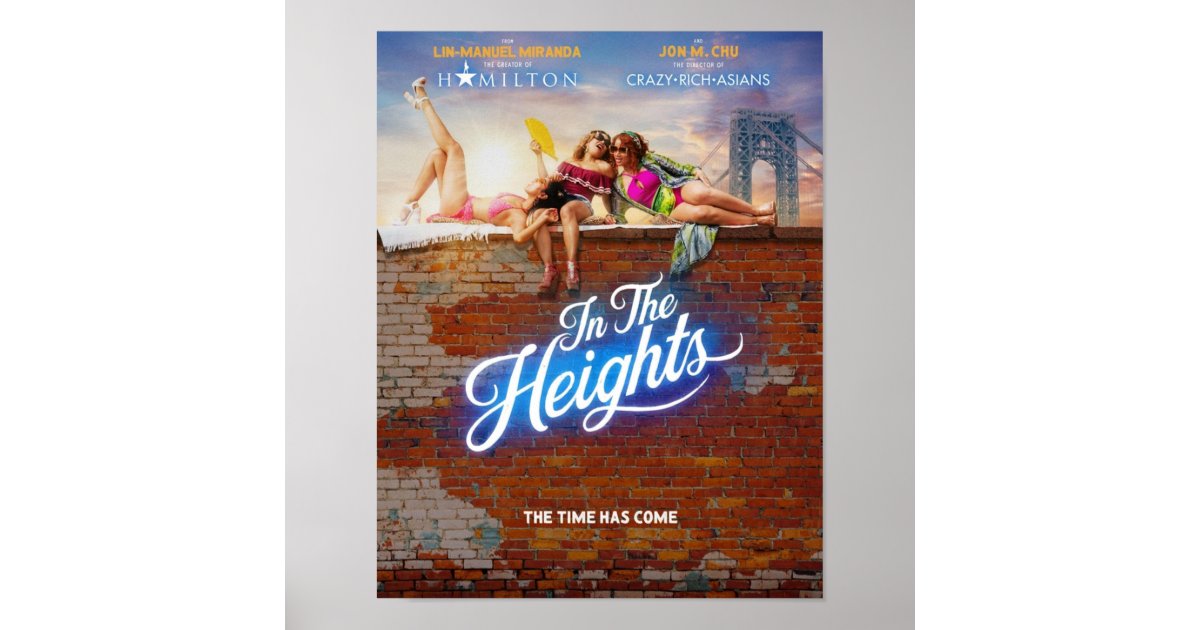 In The Heights Poster Zazzle In The Heights Poster Zazzle