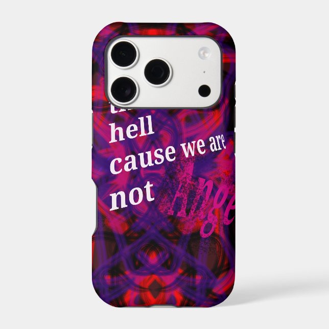 In the hell  iPhone case (Back)