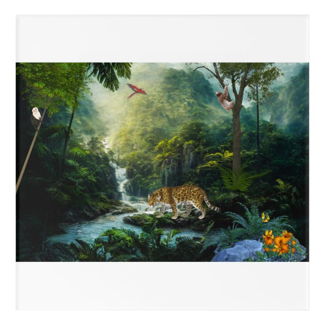 In the Jungle Acrylic Print (Front)