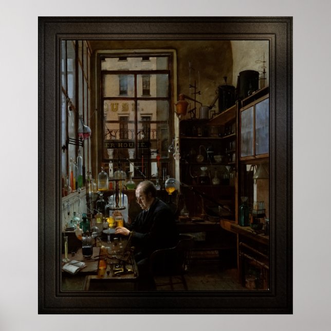 In the Laboratory by Henry Alexander Poster (Front)