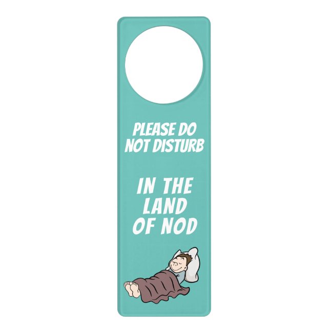 In The Land Of Nod Door Hanger (Front)