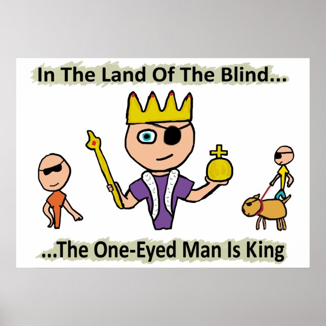 In The Land Of The Blind Poster (Front)