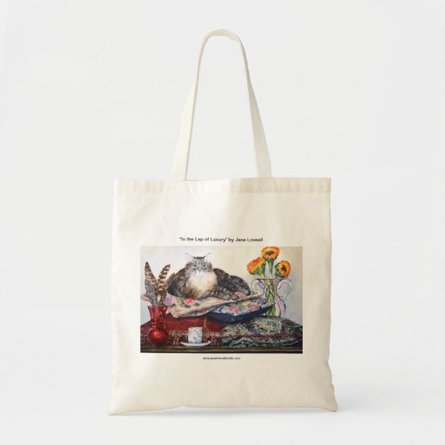 In the Lap of Luxury Tote Bag (Front)