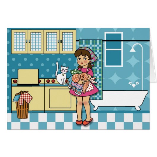 In the Laundry Room Cards (Front Horizontal)