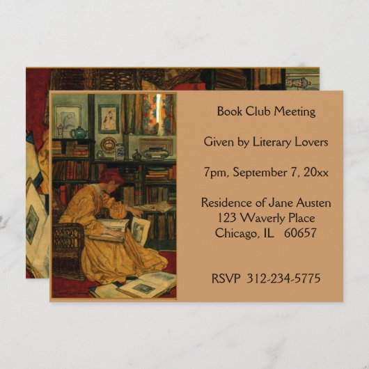 In the Library, Book (Front/Back)