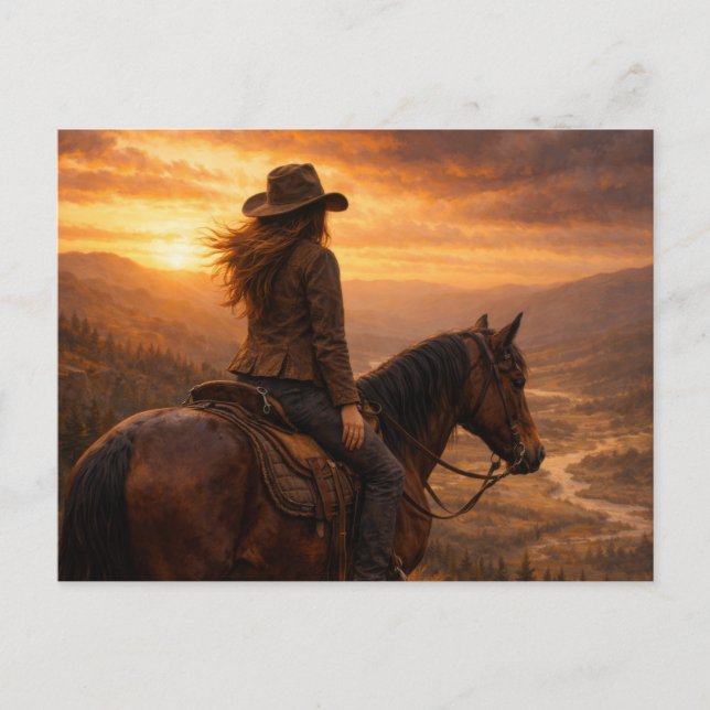 In the Light | Horse Art | Postcard (Front)