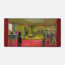 In the lobby Desk Mat