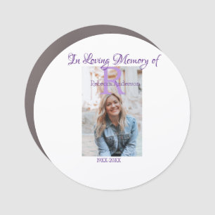 In the loving memory of memory keepsake add year n car magnet