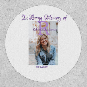 In the loving memory of memory keepsake add year n patch