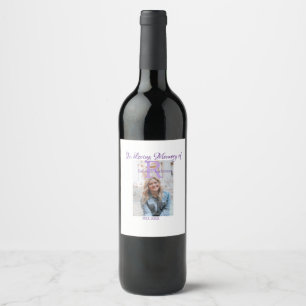 In the loving memory of memory keepsake add year n wine label