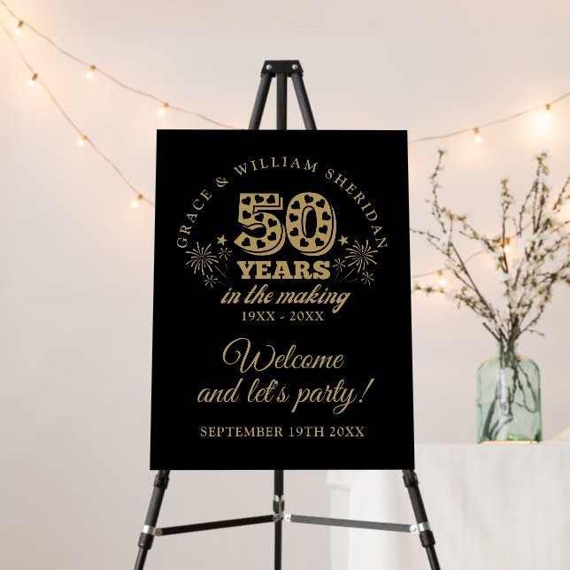 In The Making 50th Anniversary Welcome Sign (In Situ (Stand))