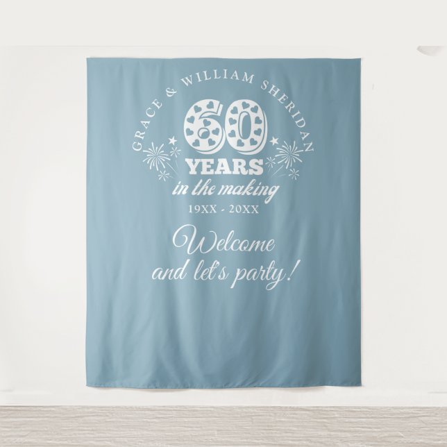 In The Making 60th Anniversary Photo Backdrop (Front)