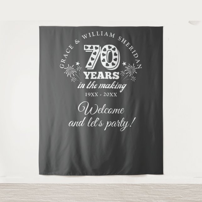 In The Making 70th Anniversary Photo Backdrop (Front)