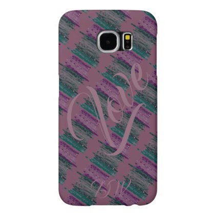 In the Mauve Love Personalized Samsung Galaxy S6 Case