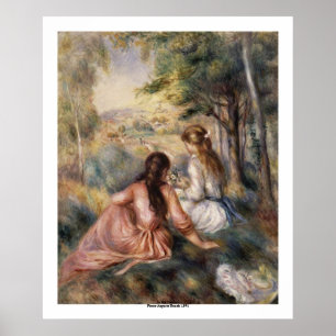 In the Meadow by Pierre-Auguste Renoir Poster