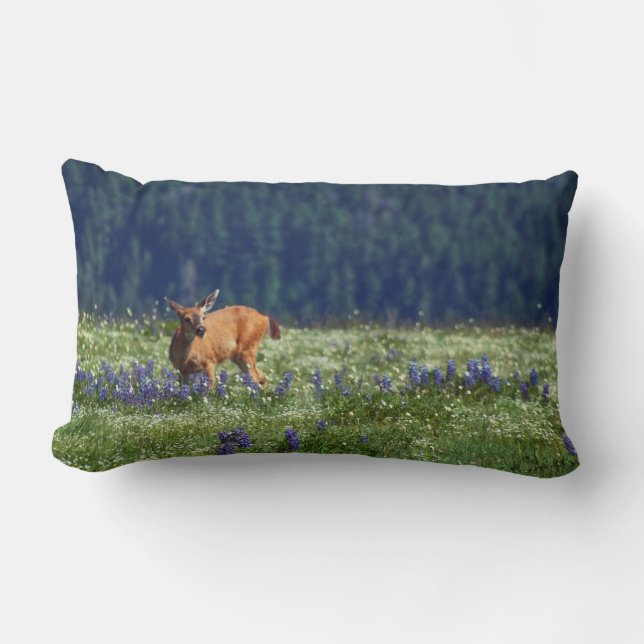 In the Meadow Lumbar Pillow (Front)