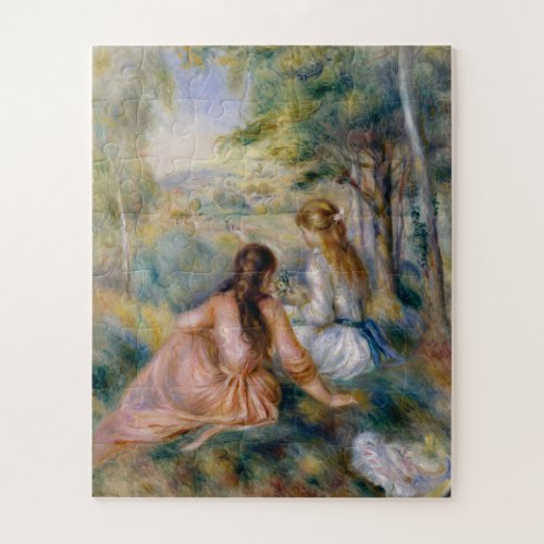 In the Meadow Pierre_Auguste Renoir Jigsaw Puzzle