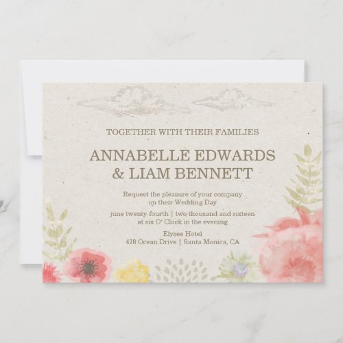In the Meadow Summer Wedding Invitation