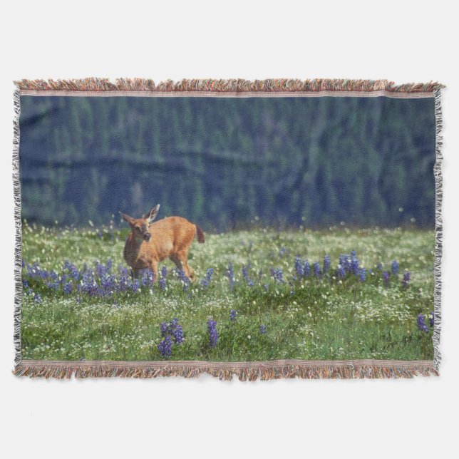 In the Meadow Throw Blanket (Front)