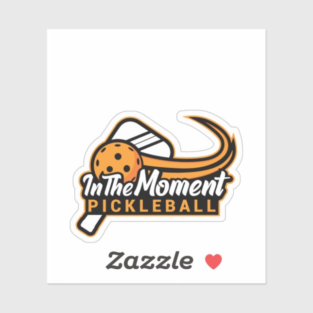  In The Moment Pickleball Die Cut Sticker (Sheet)